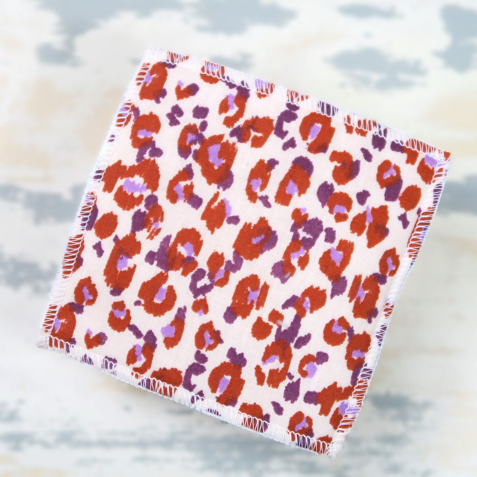 Miniature : Lingettes Lavables Réutilisables – Lot de 5, Coton Doux, Démaquillage Zéro Déche