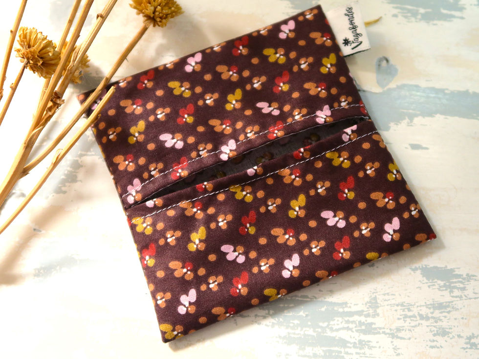 Miniature : Pochette à mouchoirs en coton – Fait main en France | Pratique & colorée