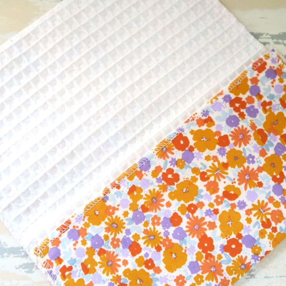 Miniature : Pack de 2 Essuie-Tout Lavables – Coton Réutilisable, Zéro Déchet et Écologique