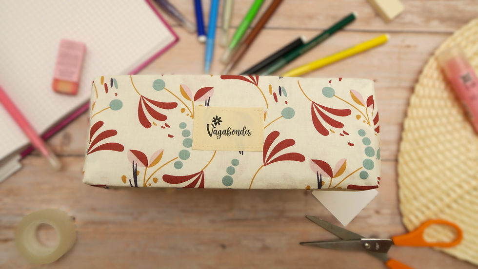 Miniature : Trousse à crayons compacte et pratique – Idéale pour l’école et le bureau
