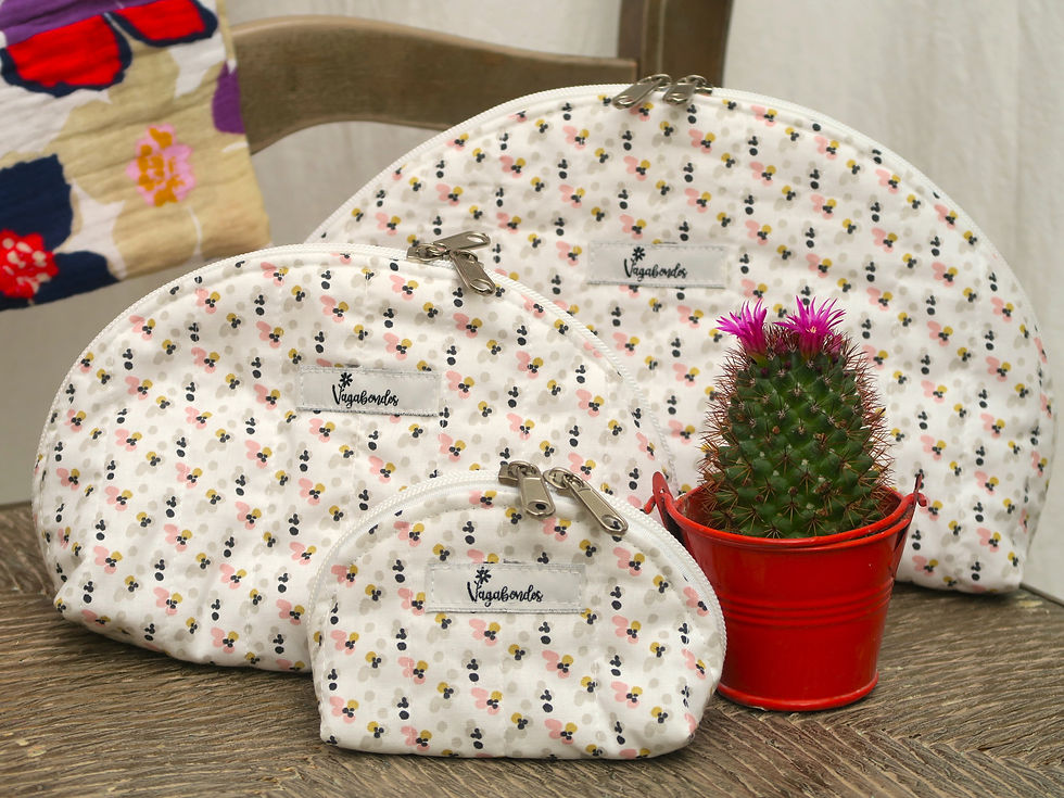 Miniature : Trousse de toilette en coton 100 % | 2 formats disponibles