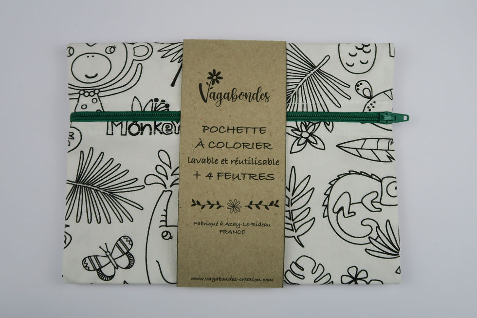Miniature : Pochette à colorier pour enfants | Crée, lave et recommence