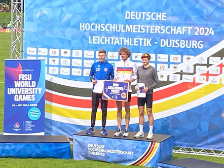 Ergebnisse Deutsche Hochschulmeisterschaften am 09.05.2024 in Duisburg