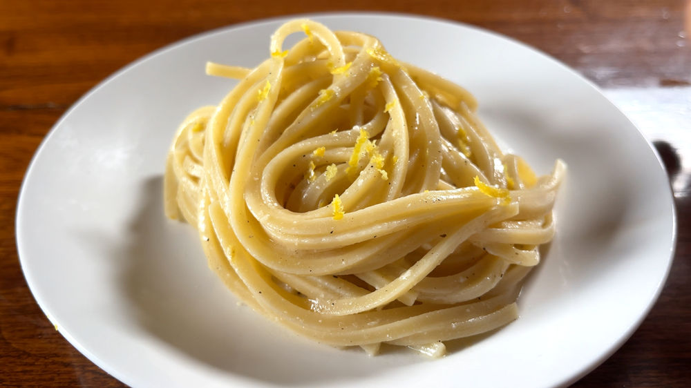 Pasta al Provolone Italian Lemon Pasta Recipe