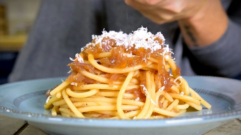 Pasta Genovese Fujuta Italian Onion Pasta