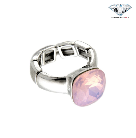 Ring DIVA silber/rose opal