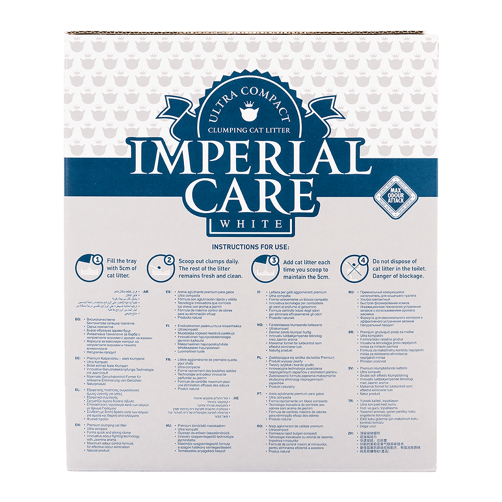 nisip pisici 6L Imperial Care White elimina mirosul