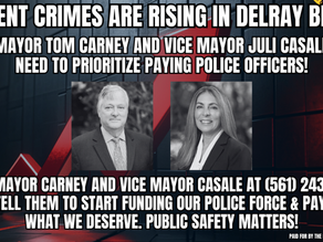 Delray Beach Police Department Losing Officers Plus Recruiting Problems