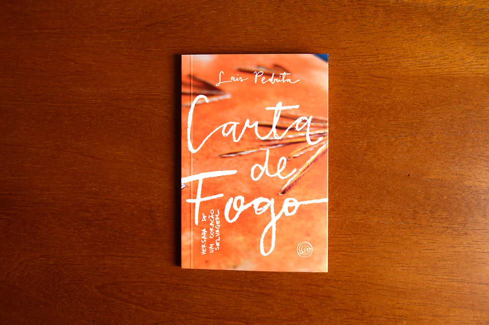 Miniatura: Livro "Carta de Fogo: versada de um coração selvagem"