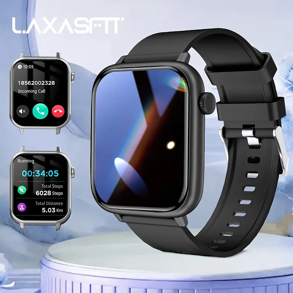 섬네일: LAXASFIT Smart Watch Bluetooth Call Voice Assistant for Android IOS