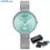 Thumbnail: CRRJU Fashion Womens Mesh Wristwatch Minimalist Waterproof Quartz Female Clock
