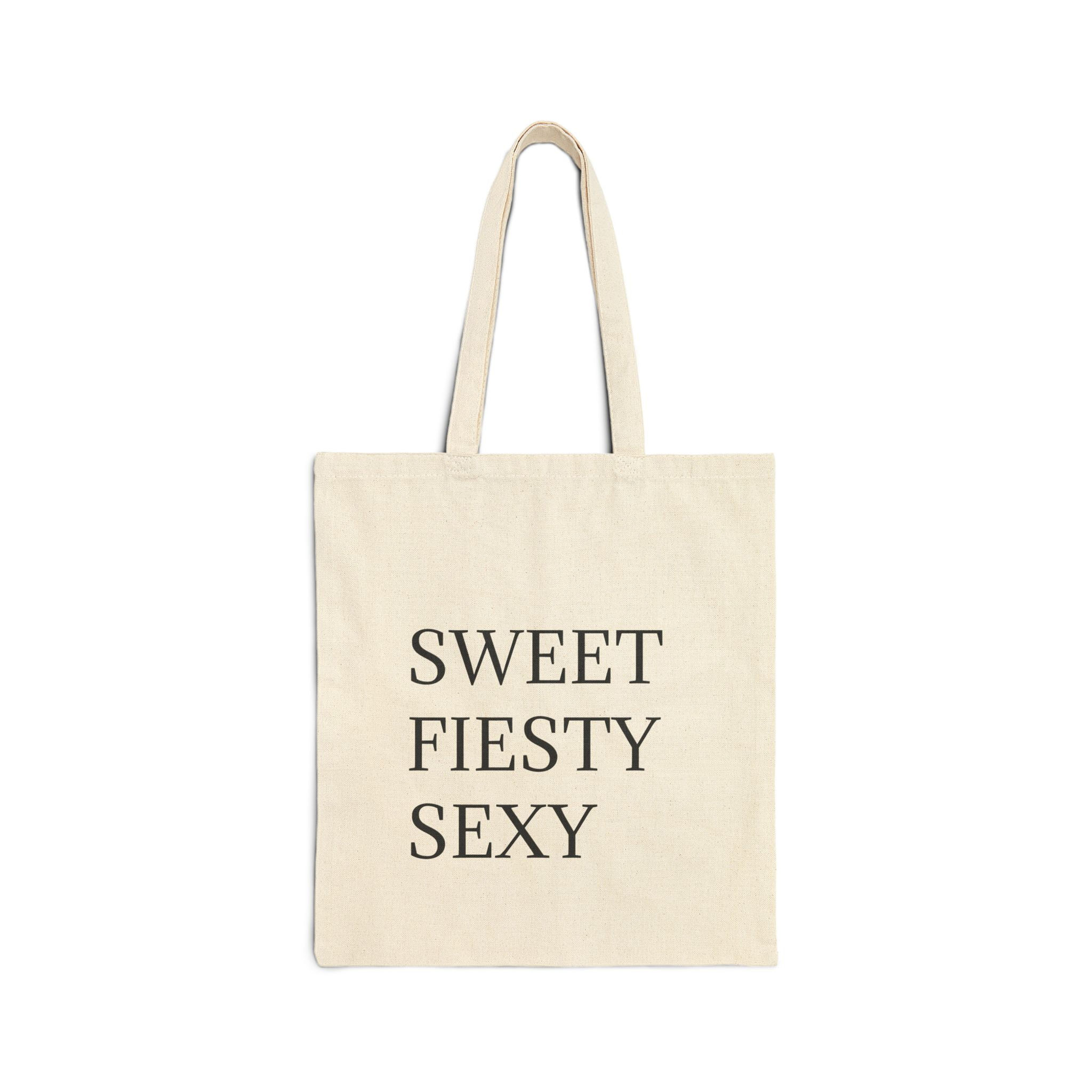Sweet & Spicy Cotton Canvas Tote Bag