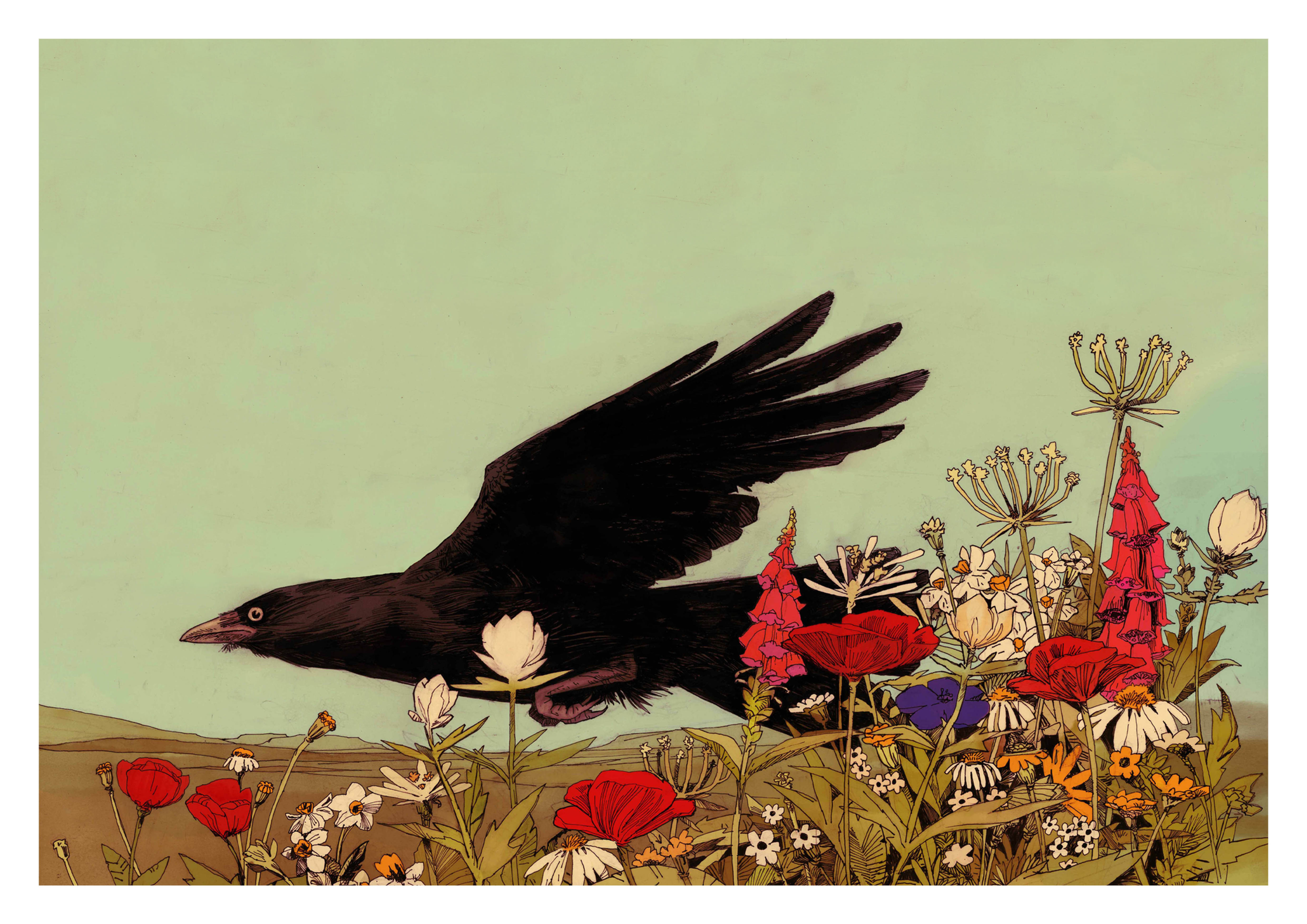 Crow Giclee Print