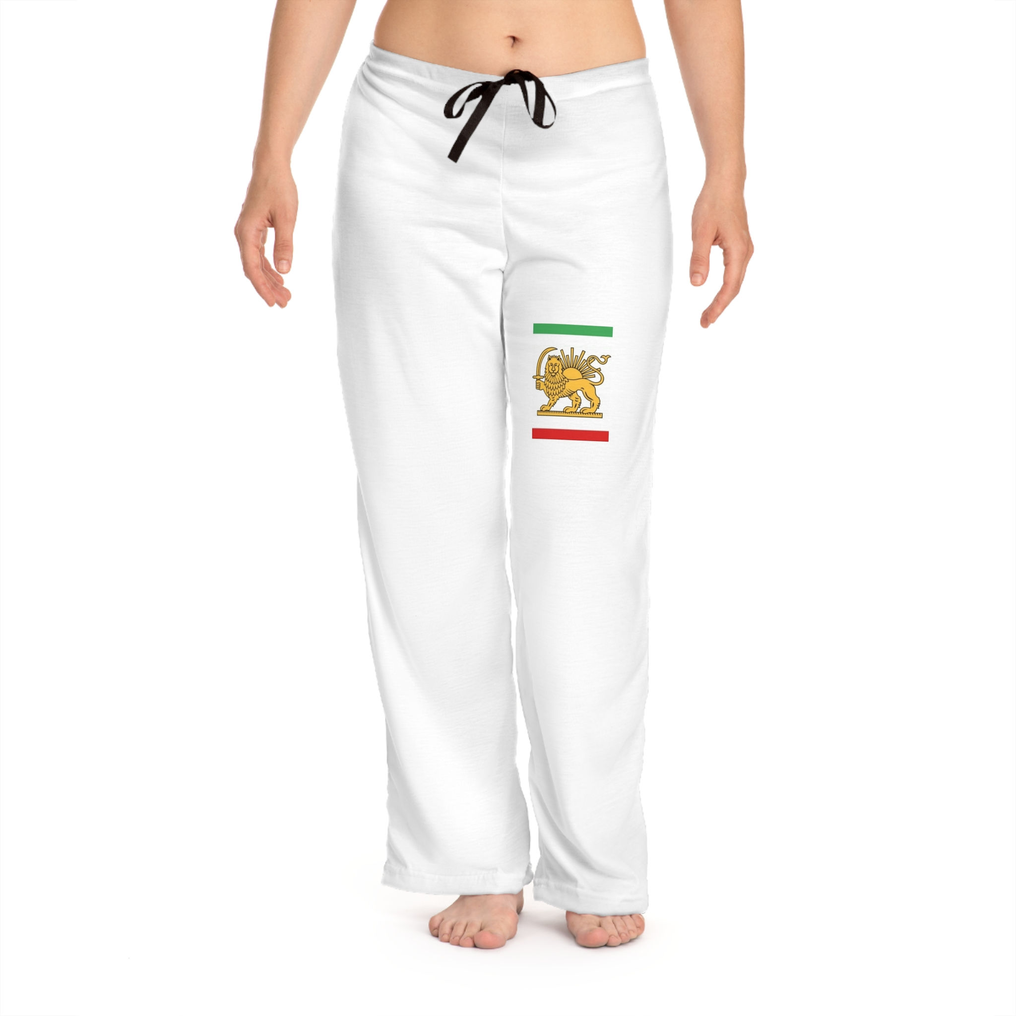 Persian Lion and Sun, Women's Cozy Lounge Sleepwear Pajama Pants