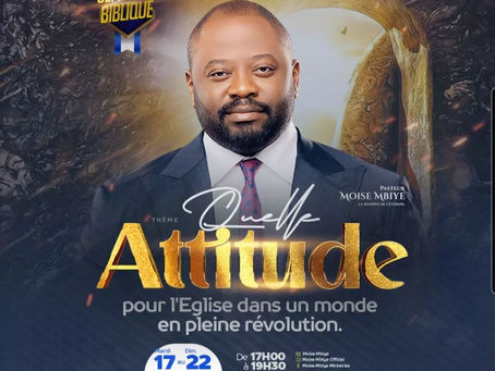 Moïse Mbiye nous invite à changer d'attitude