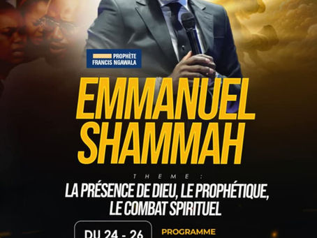 Kinshasa accueille l’événement spirituel "Emmanuel Shammah" avec le prophète Francis Ngawala
