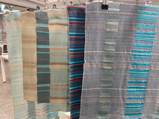 Final collection of woven samples.