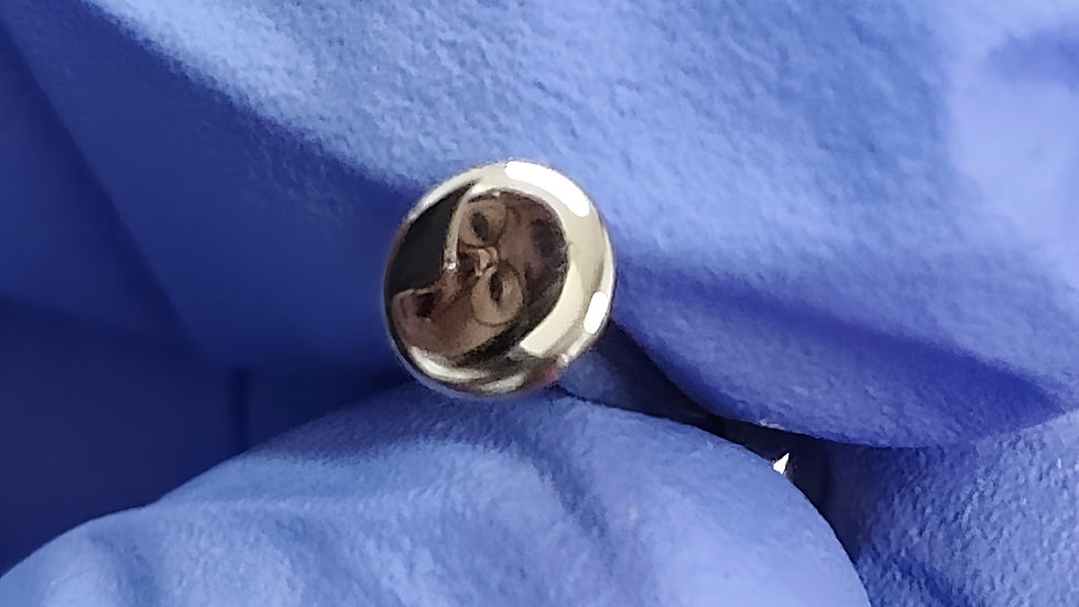 When we say mirror polish, you should be able to see your reflection in the wearable parts of your jewellery!!... Photo Credit: Meeeee!