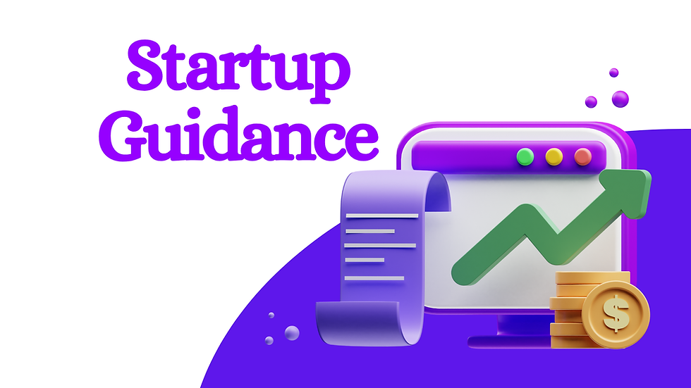 Startup guidance provides structured support to help entrepreneurs launch, grow, and scale their businesses effectively.