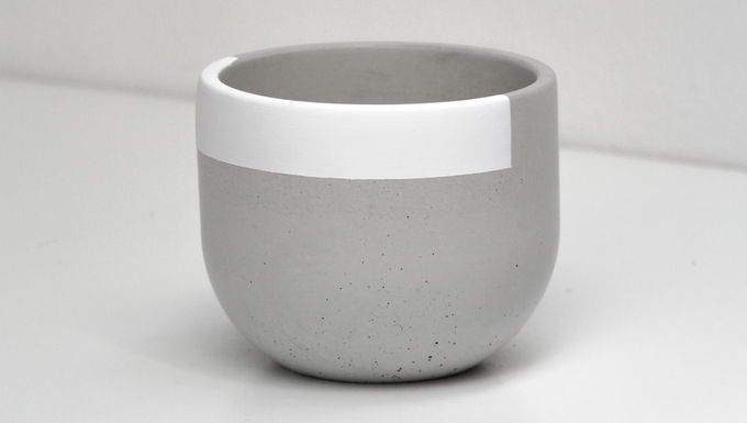 כד בטון  מעוגל בגודל L