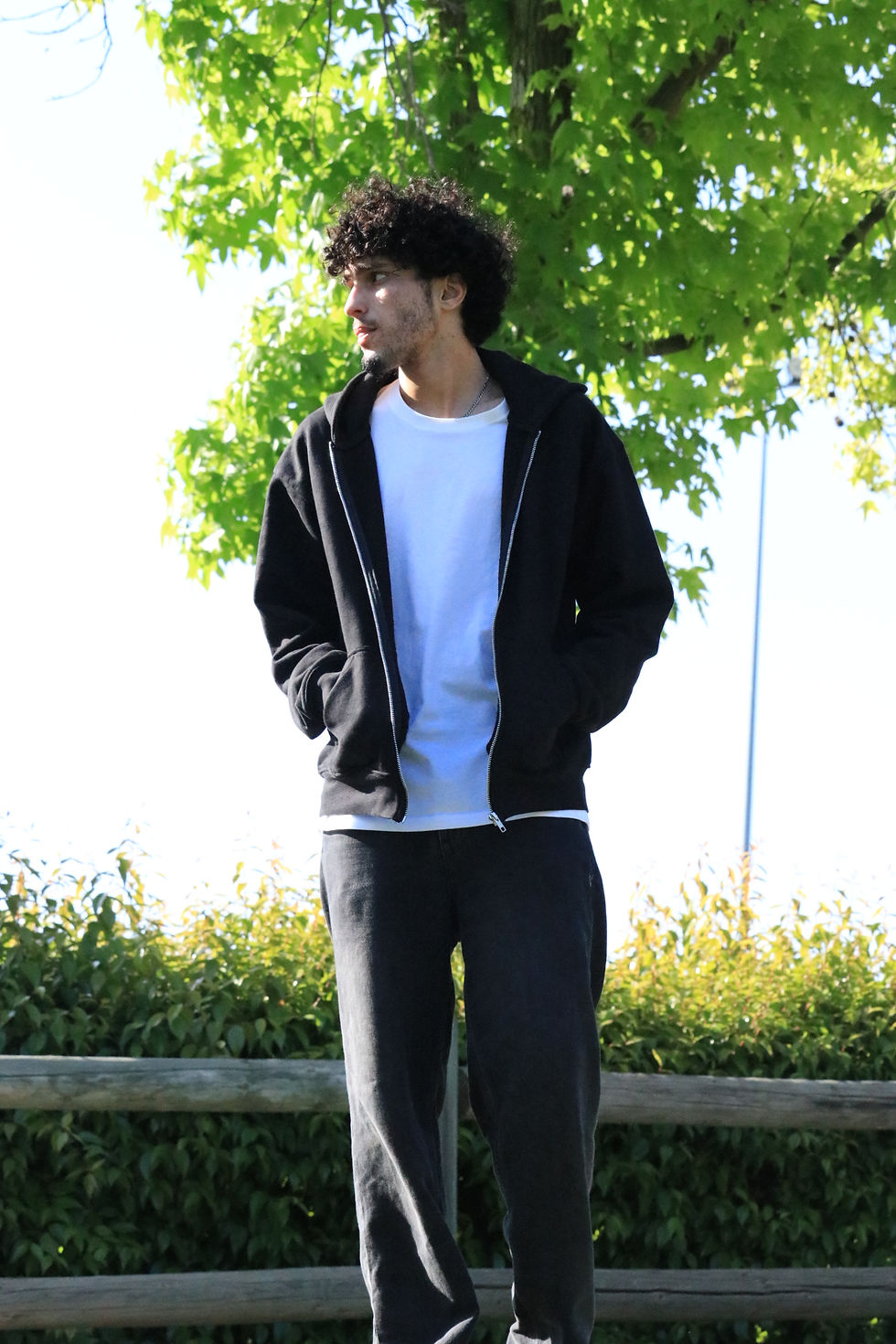 Thumbnail: Heavyweight Zip-Up "Black"