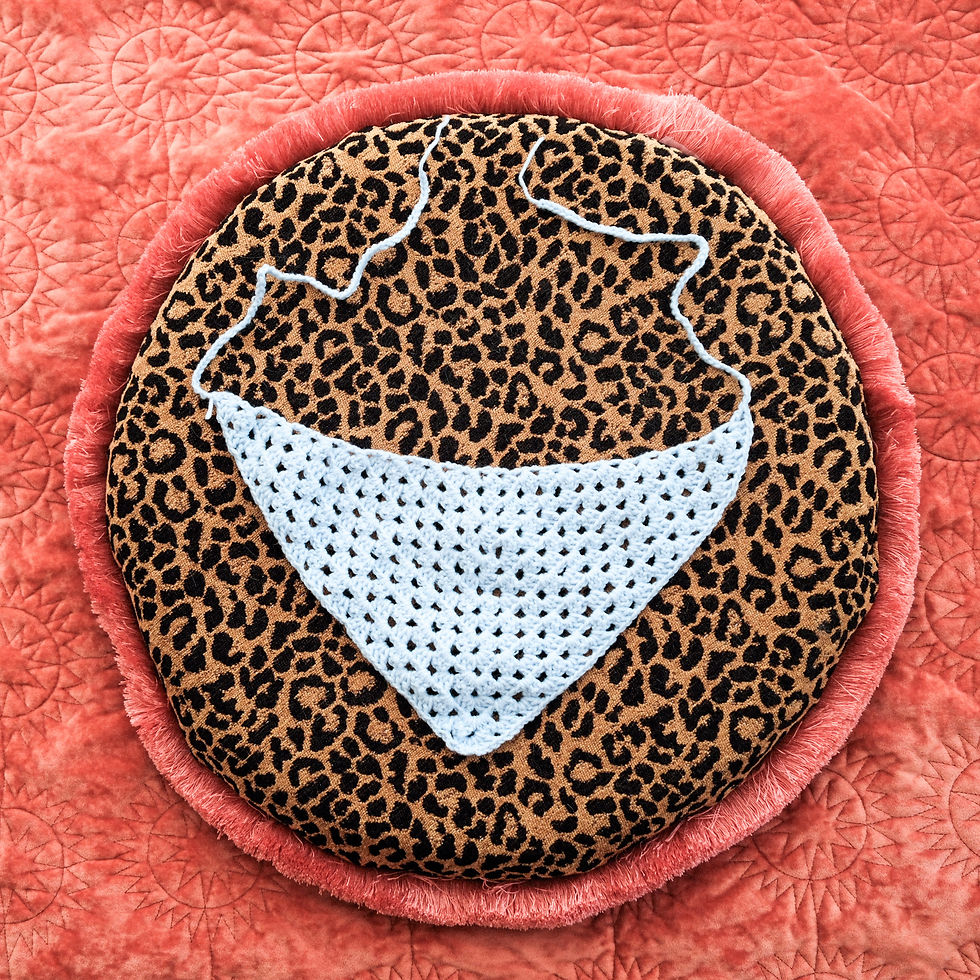 Thumbnail: Handmade crochet head scarf