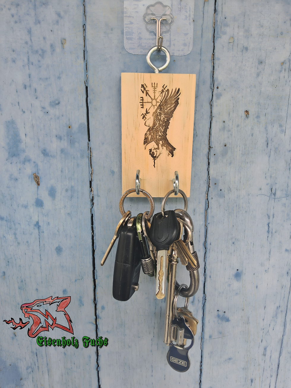 Miniaturbild: Rabe mit Vegvisir