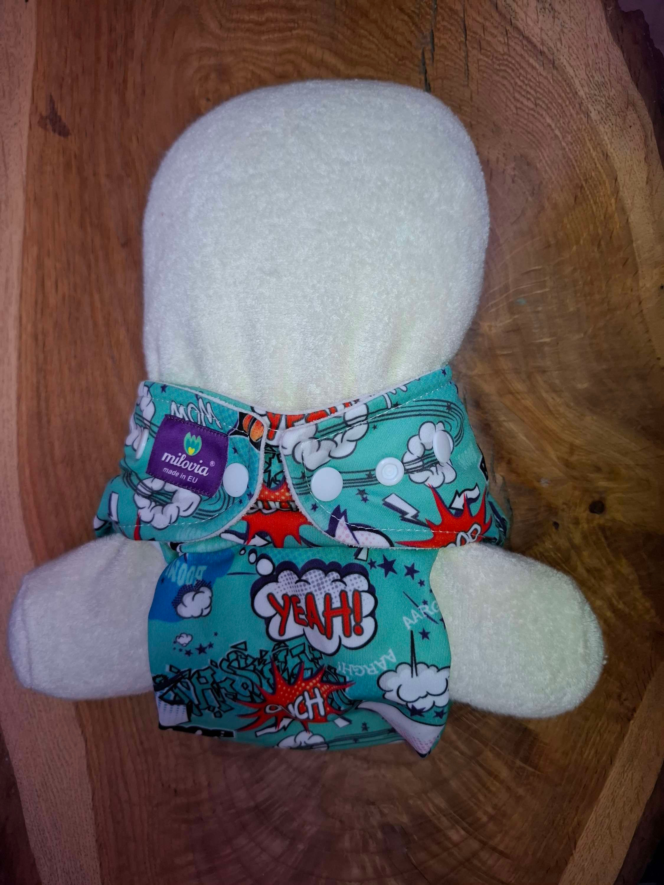 Milovia Onesize Überhose  Kaboom gebraucht mit neuem Pul und neuen Gummis