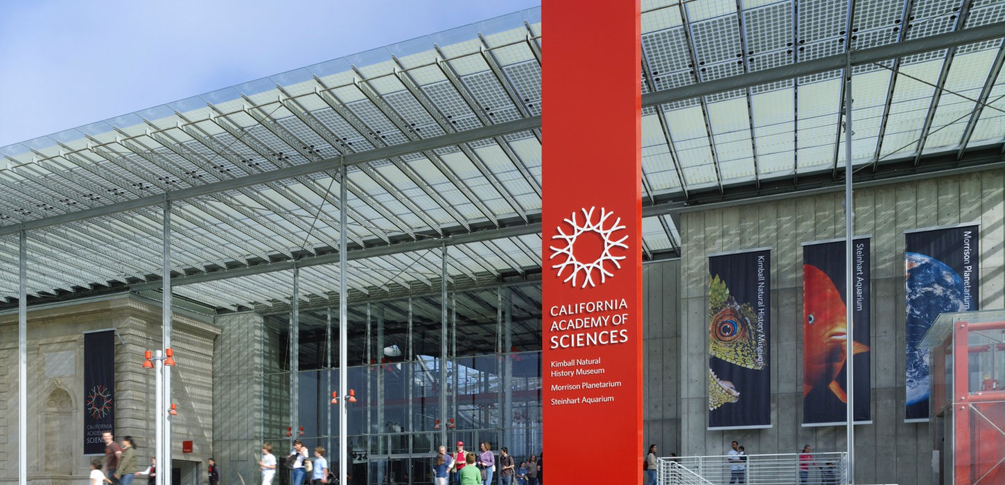 California Academy of Sciences, a natural history museum, aquarium, and planetarium
