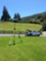 Summit Survey busy with survey in green fields