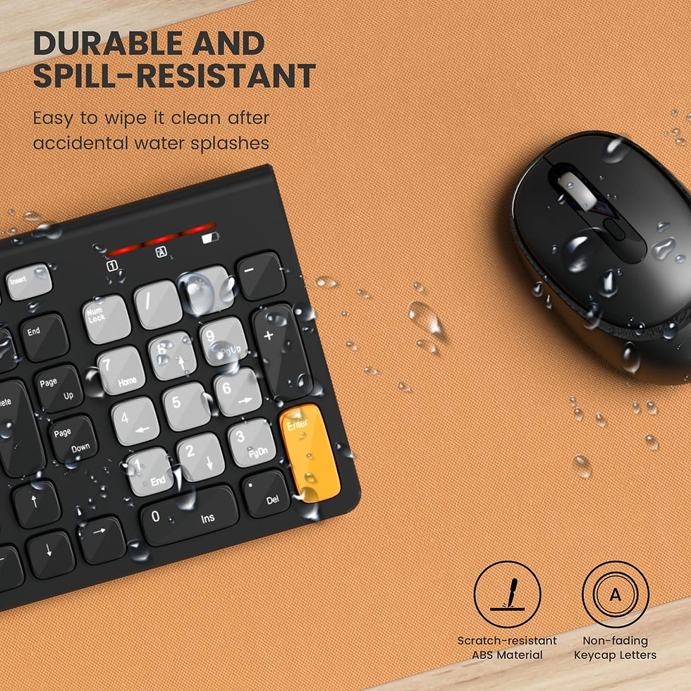 Thumbnail: Portronics Key7 Combo Wireless Keyboard & Mouse Set with Copilot AI, 2.4 GHz USB