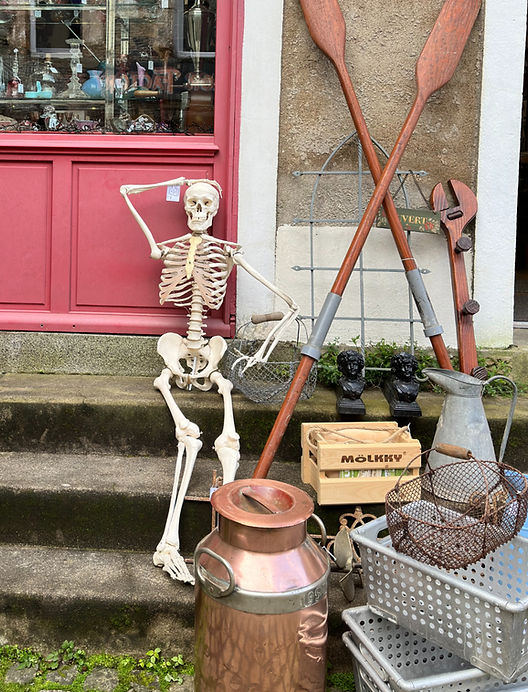 Squelette à La Gacilly