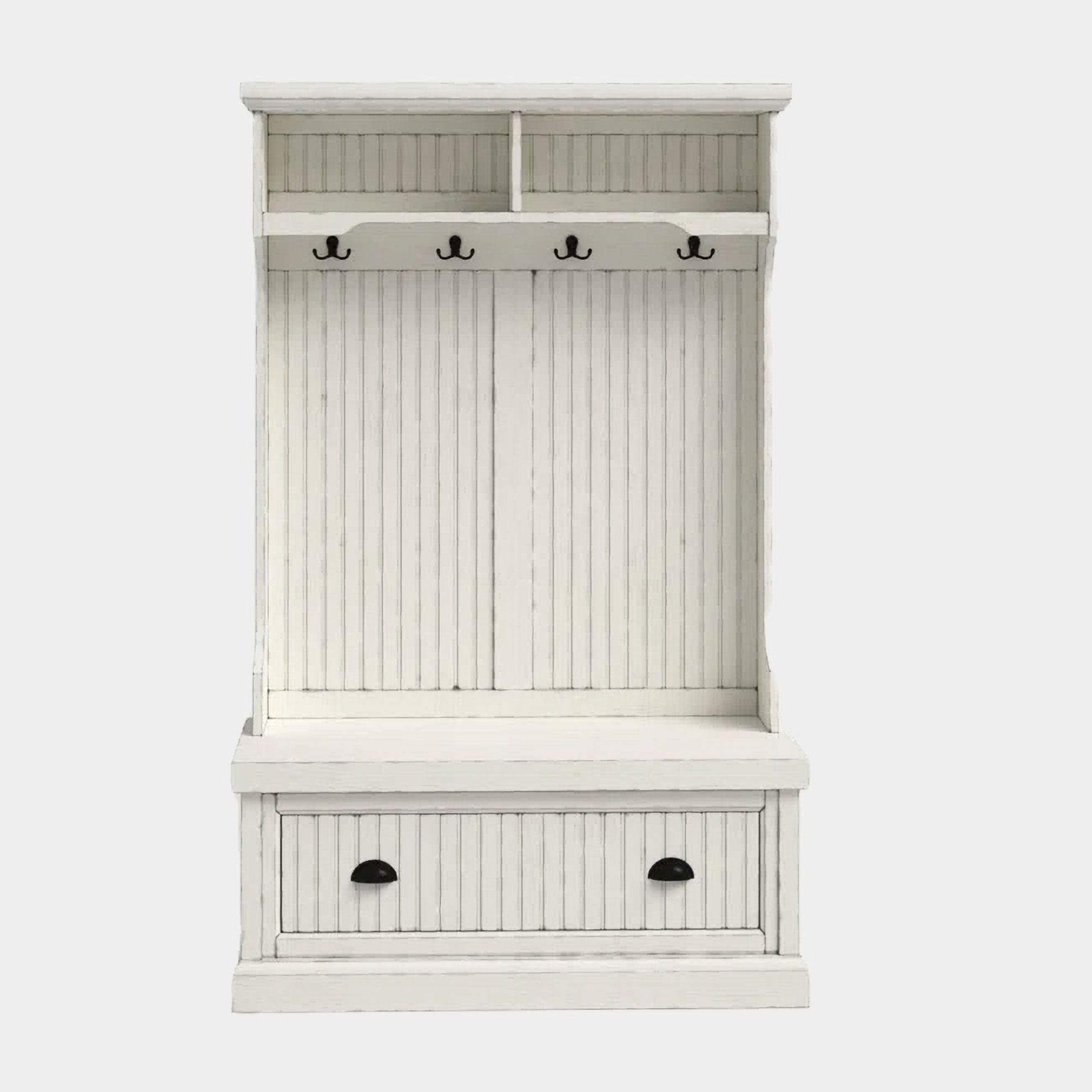 Perchero Seaside con banco y zapatero