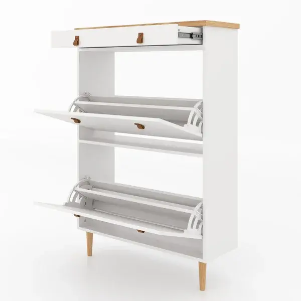 Miniatura: Zapatero de pared Nala 2 puertas 1 cajón