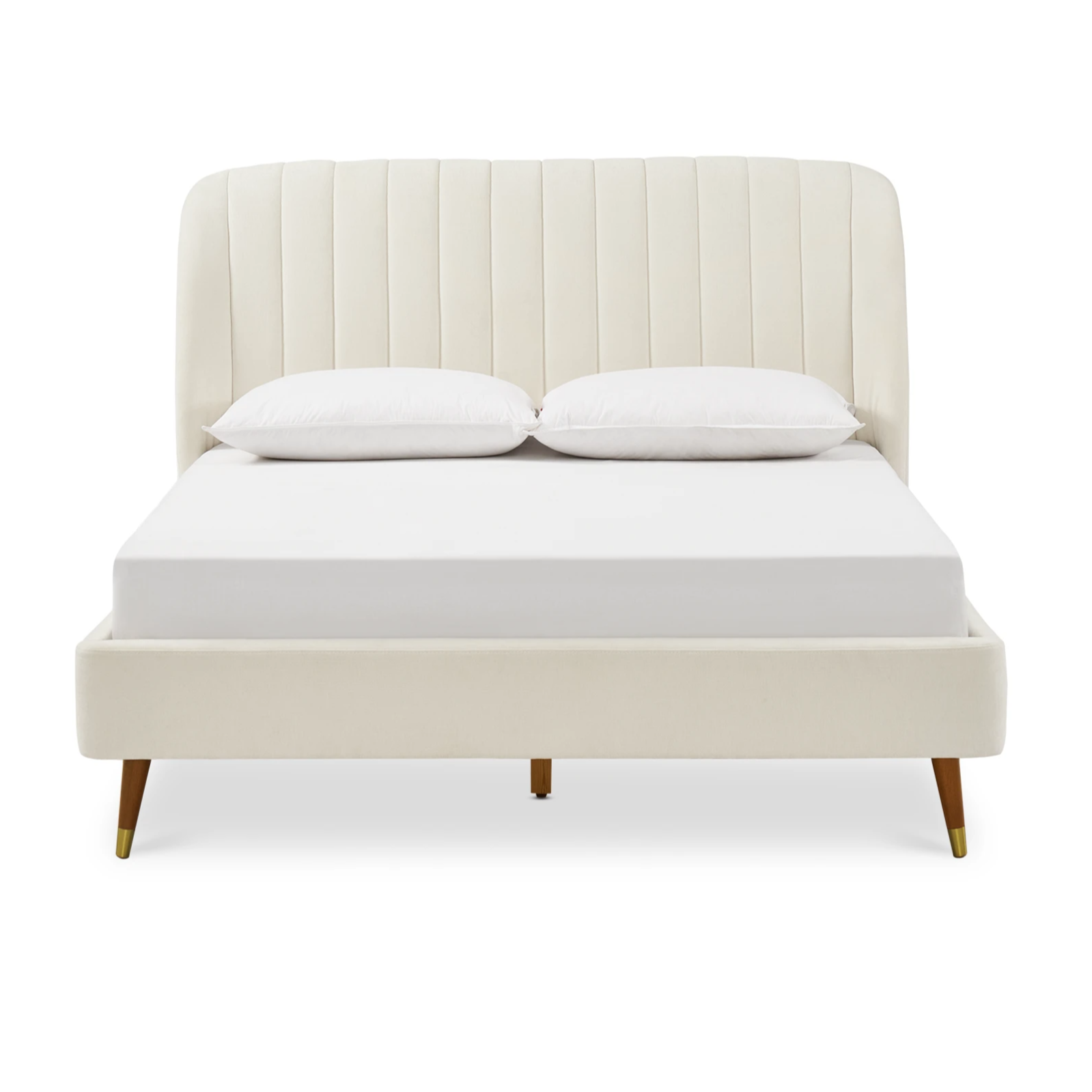 Cama Queen capitoné Lexi