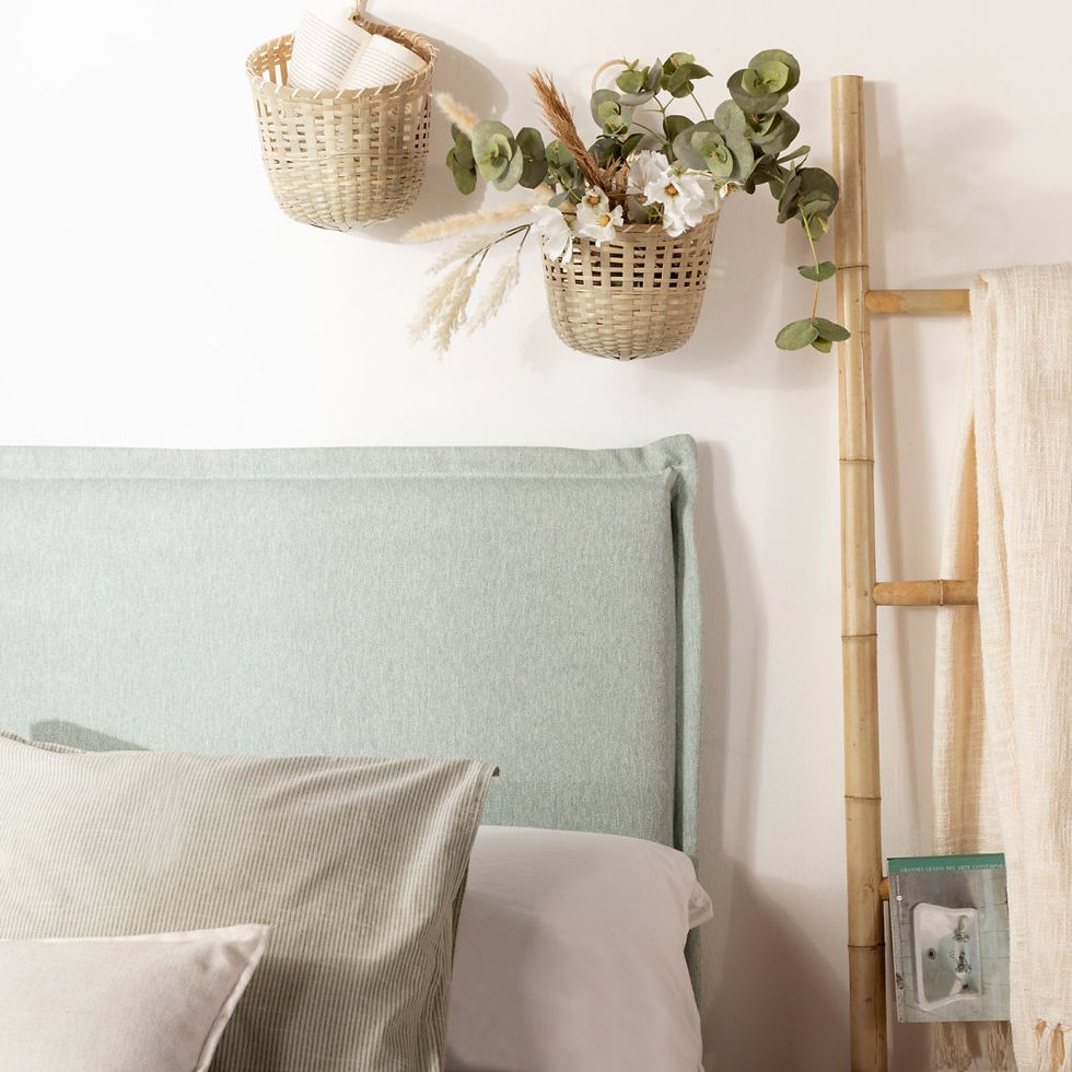 Miniatura: Cabecero desenfundable tapizado para cama de 135, 150 y 160 color menta