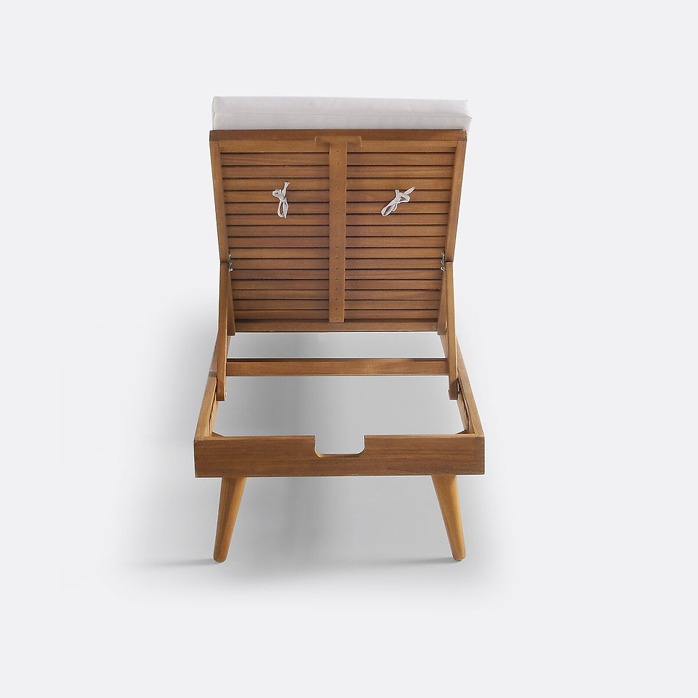 Miniatura: Sillón de eucalipto aceitado, Asael