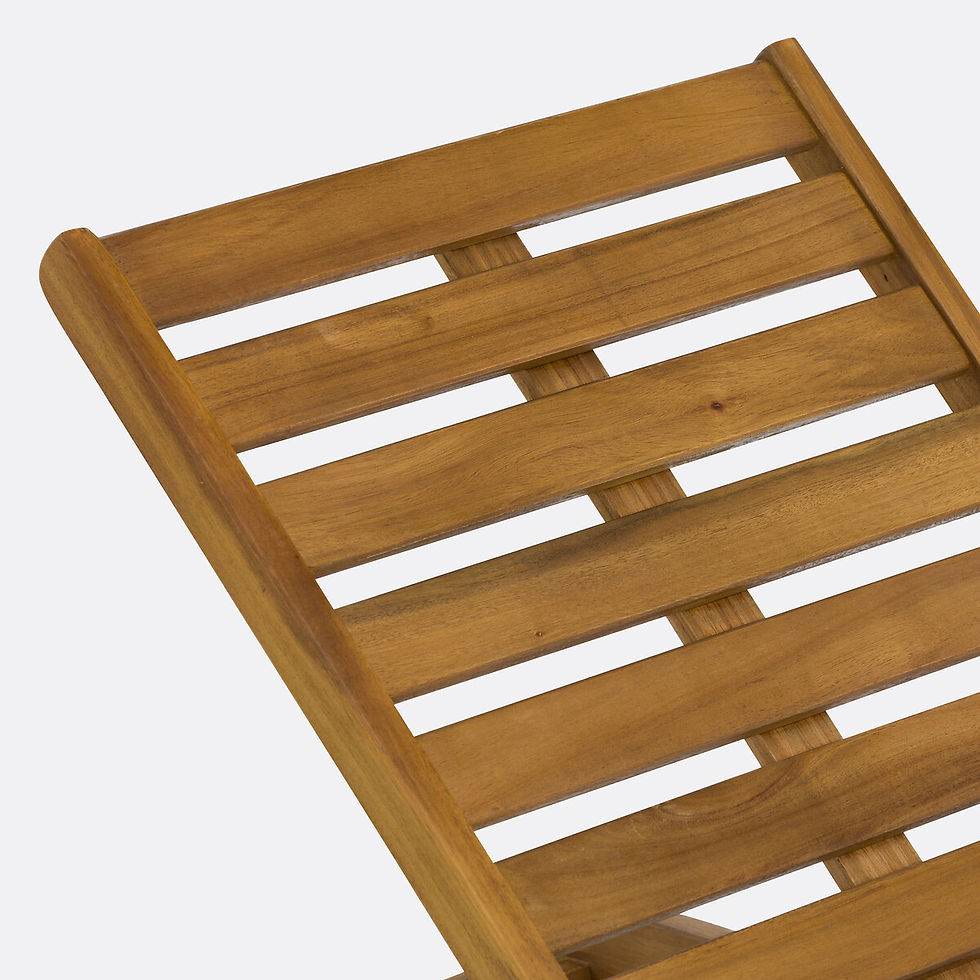 Miniatura: Tumbona infantil de acacia, Aksel