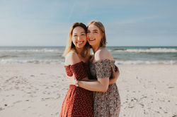 Wielopokoleniowa sesja rodzinna na plaży Gdańsk Białogóra Trójmiasto Gdynia Władysławowo Puck Fotogr