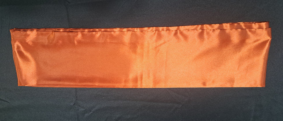 Thumbnail: Orange Satin Poly Obi