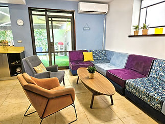 colorful living room