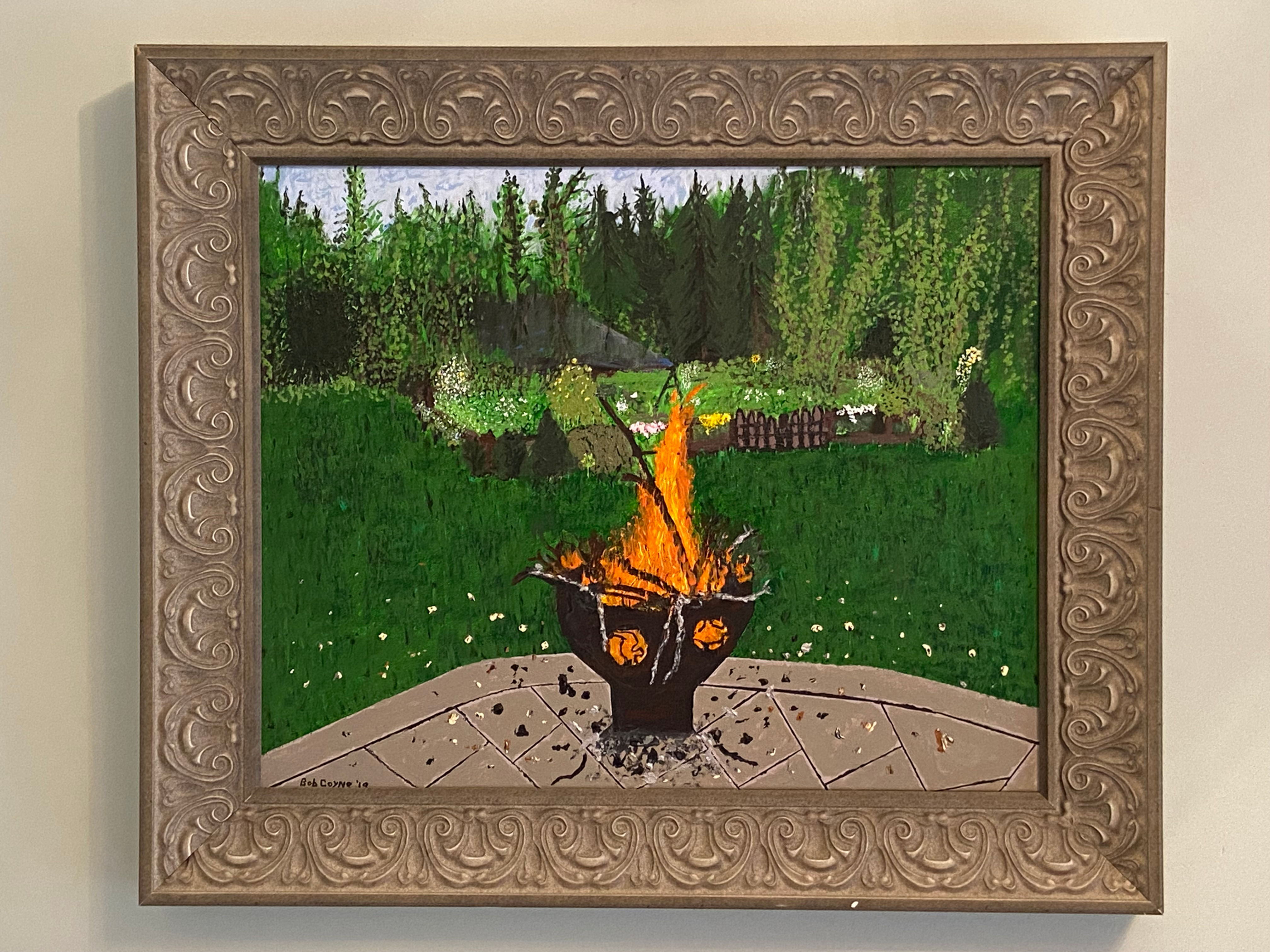 Water Sprinkler over the garden