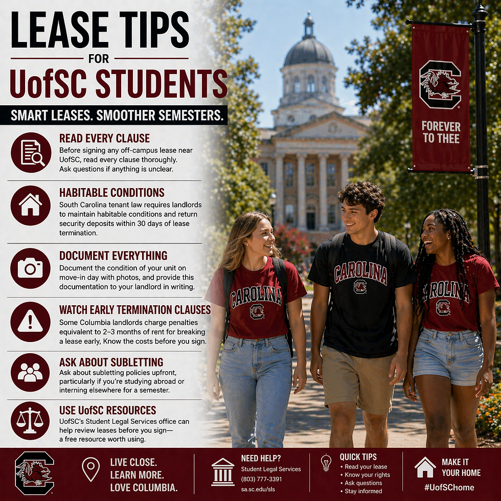 Off Campus Housing UofSC