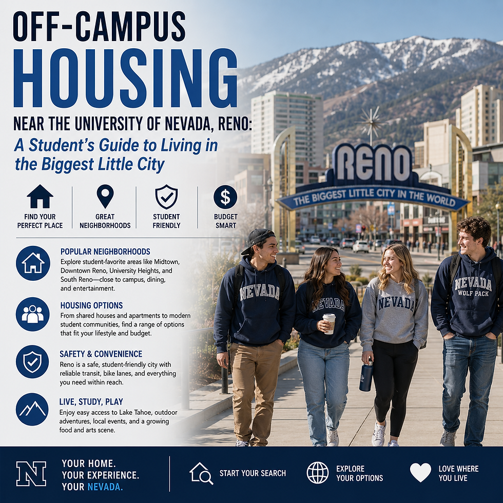 Housing Near the University of Nevada Reno