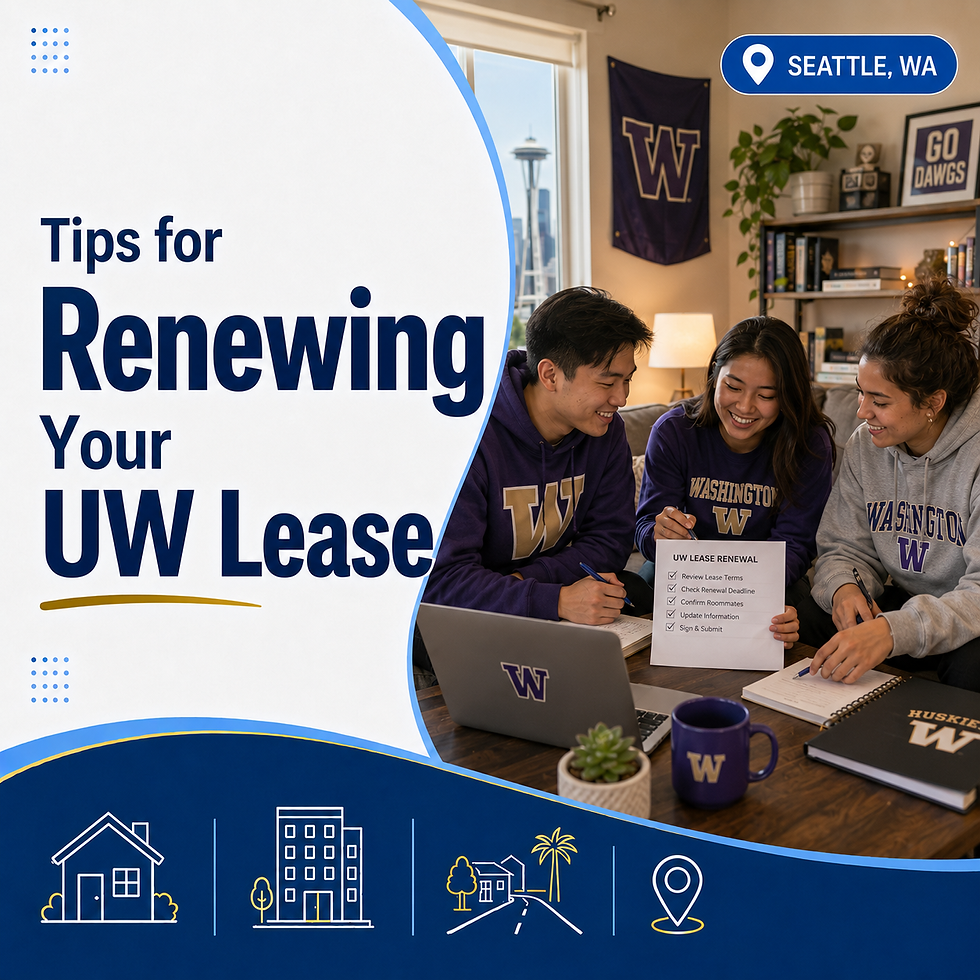 lease renewal tips university of washington
