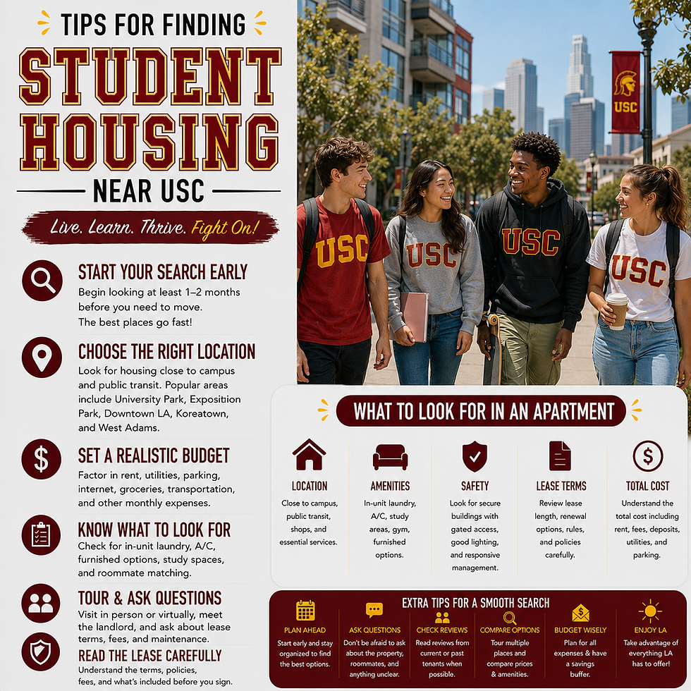 student housing USC Los Angeles 