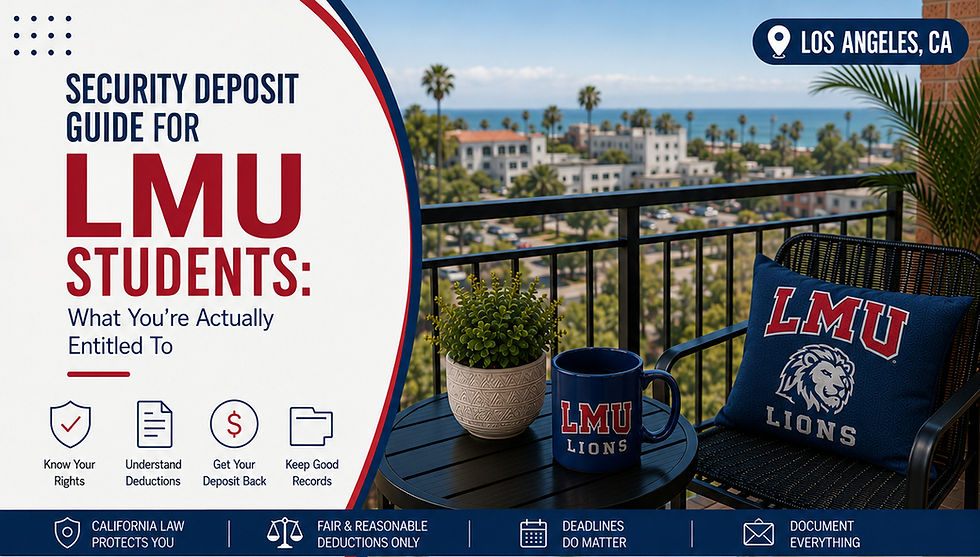 security deposit guide for lmu students