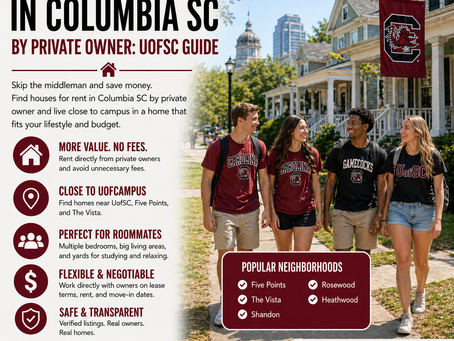 Houses for Rent in Columbia SC by Private Owner: UofSC Guide