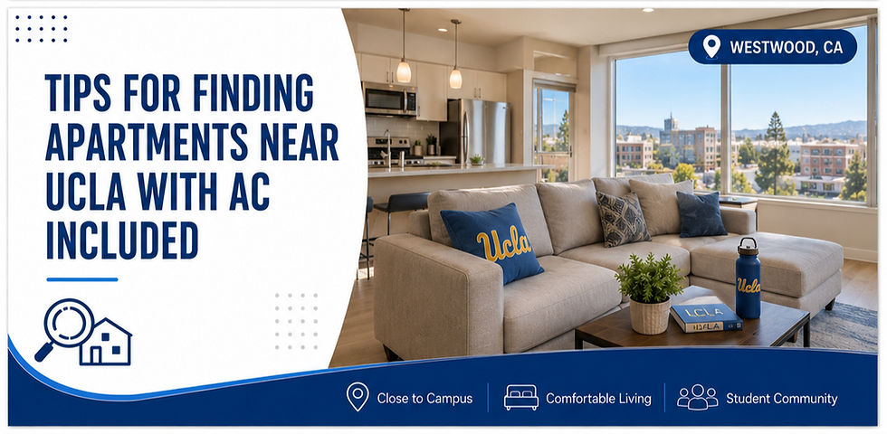 apartments near ucla with AC included