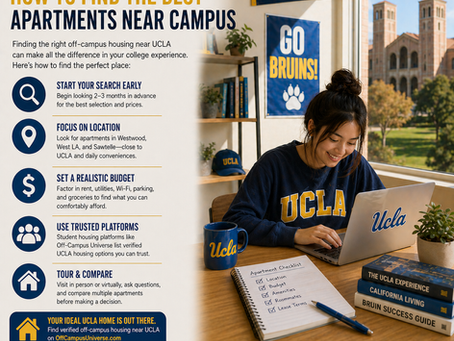 Off-Campus Housing UCLA: How to Find the Best Apartments Near Campus